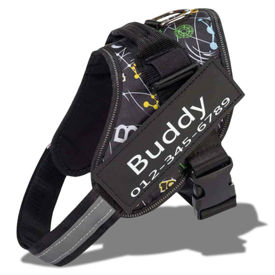 Safe Buddy Personalized Dog Harness with Name and Phone Number - Limited Edition