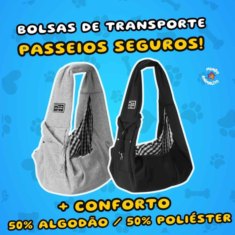 Bolsa Sling de Transporte para Cachorros Até 6,5kg