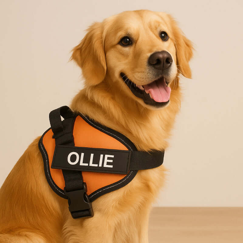 Coleira Peitoral Personalizada com Nome e Telefone | Safe Buddy
