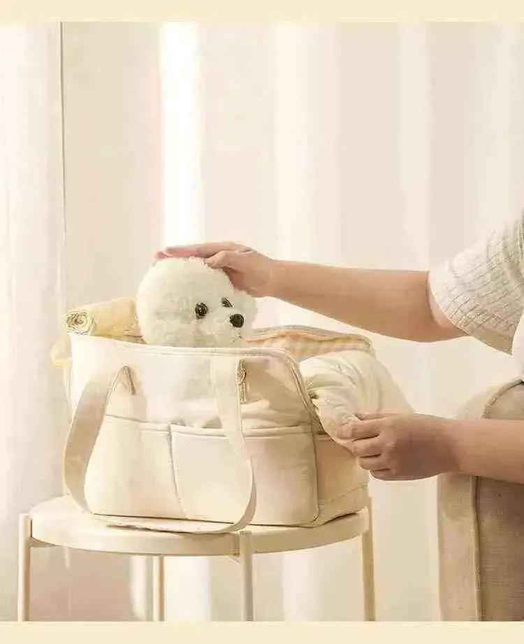 Bolsa De Transporte Para Cães De Porte Pequeno Passeio Sophia - Mundo Animalito