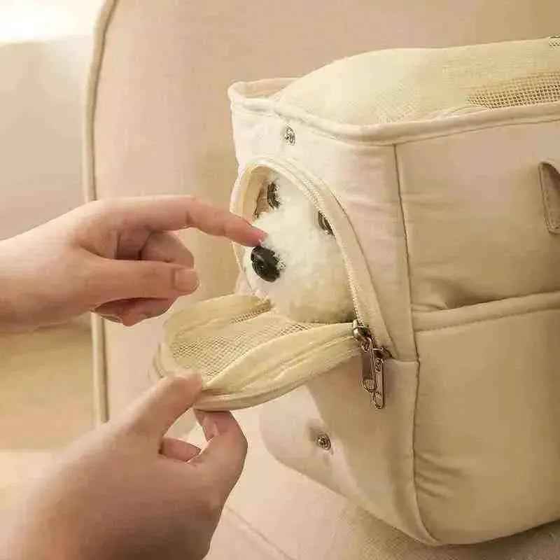 Bolsa De Transporte Para Cães De Porte Pequeno Passeio Sophia - Mundo Animalito