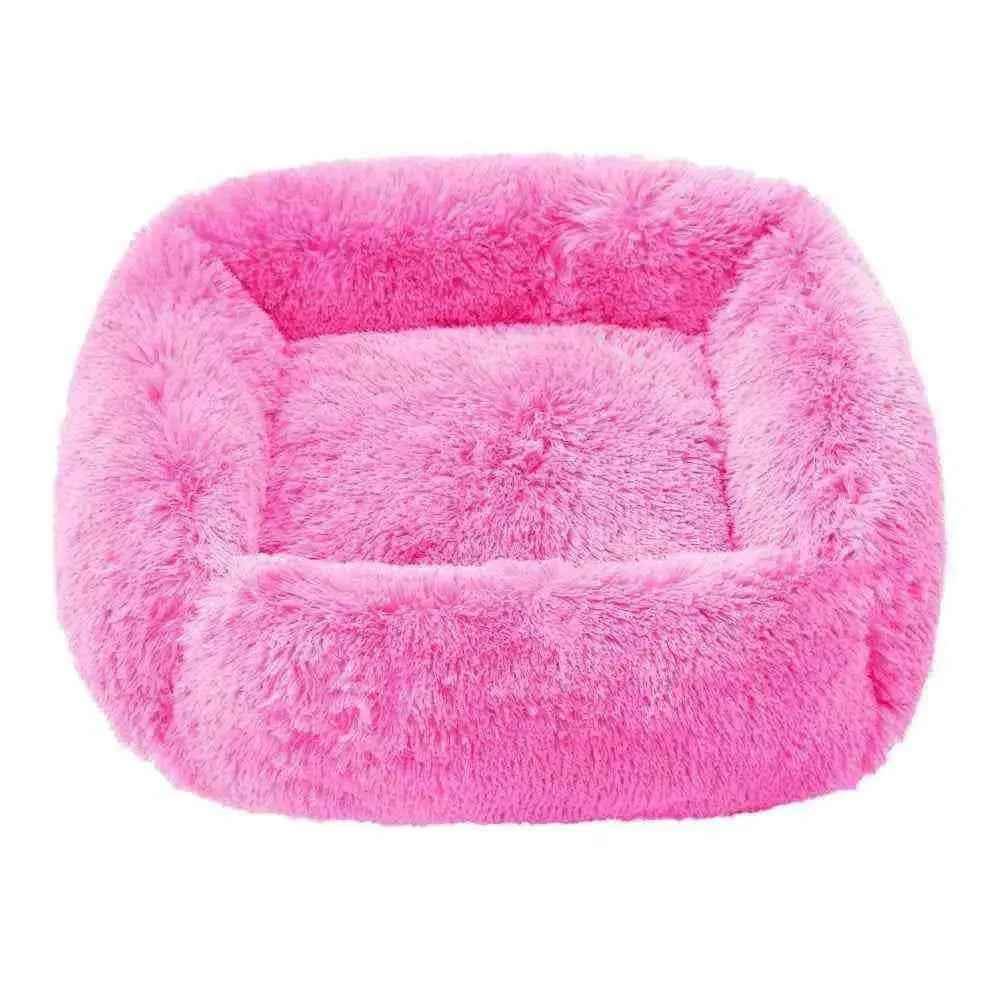 Cama Nuvem Peluciada Quadrada Sem Zíper e Lavável para Cães e Gatos - Mundo Animalito