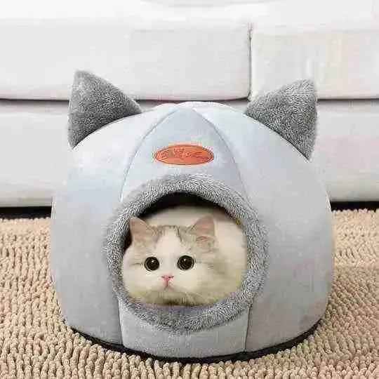 Cama para Gatos - Toca Aconchegante de Algodão - Mundo Animalito