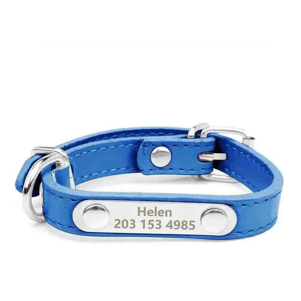 Coleira Personalizada De Couro Para Cachorros e Gatos | Mundo Animalito - Mundo Animalito