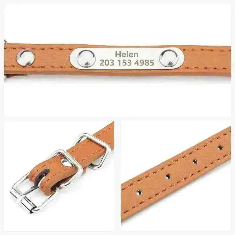 Coleira Personalizada De Couro Para Cachorros e Gatos | Mundo Animalito - Mundo Animalito