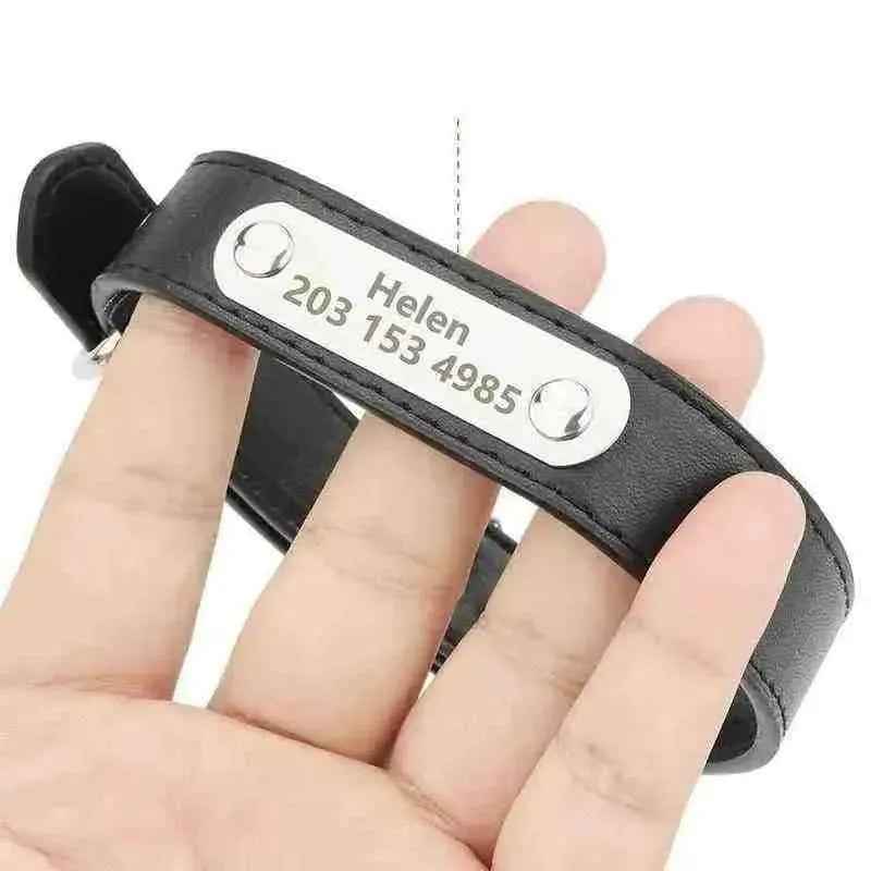Coleira Personalizada De Couro Para Cachorros e Gatos | Mundo Animalito - Mundo Animalito
