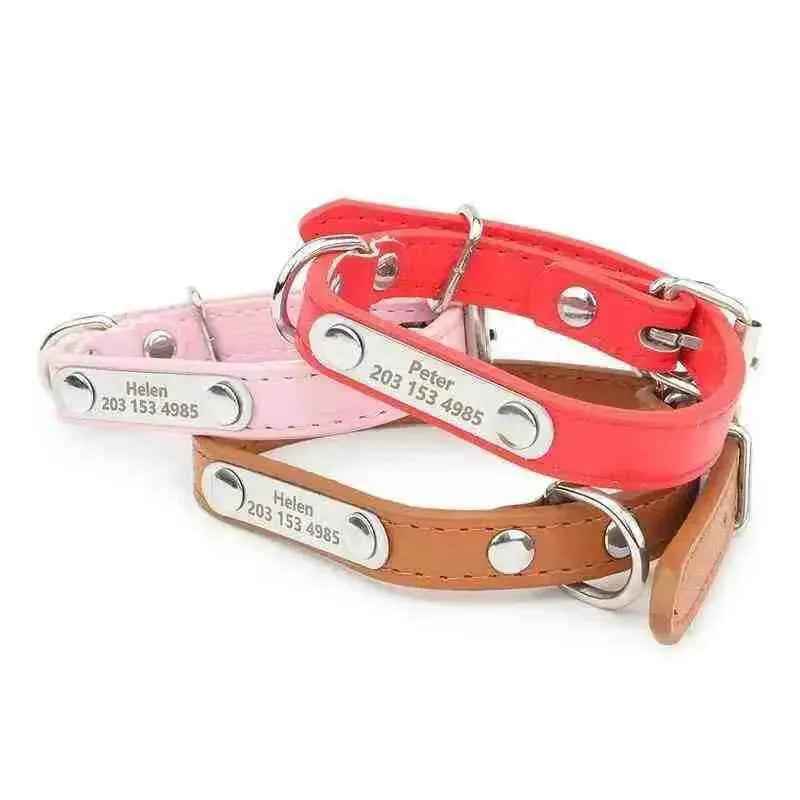 Coleira Personalizada De Couro Para Cachorros e Gatos | Mundo Animalito - Mundo Animalito