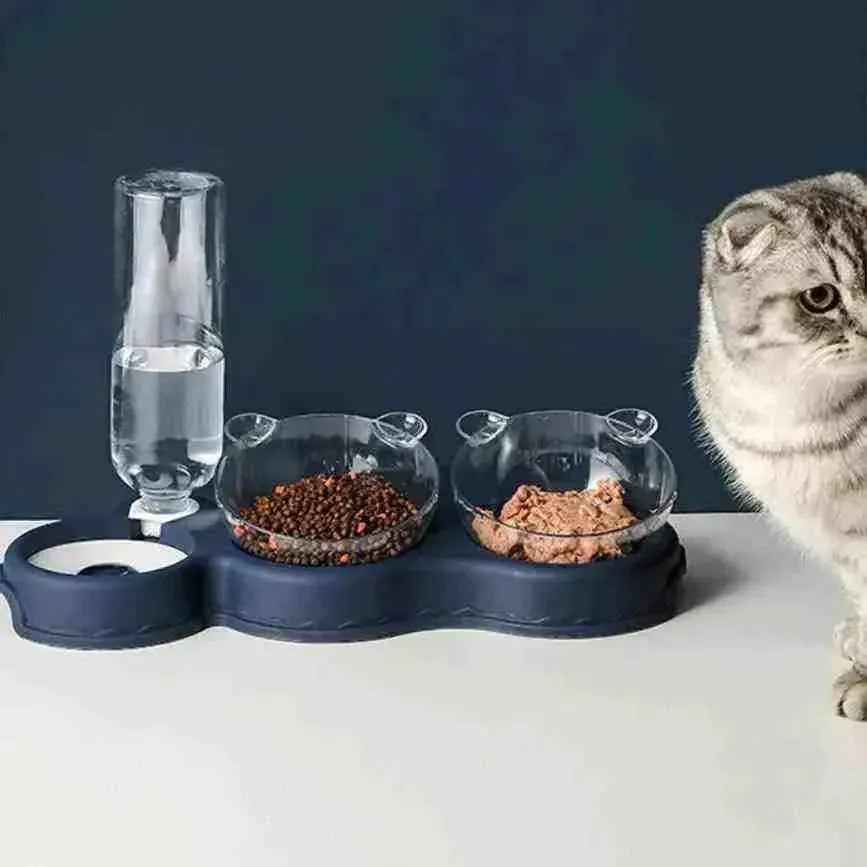 Comedouro e Bebedouro para Cães e Gatos - Mundo Animalito