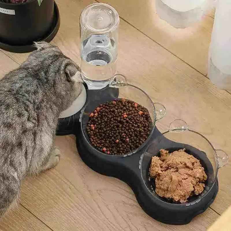 Comedouro e Bebedouro para Cães e Gatos - Mundo Animalito