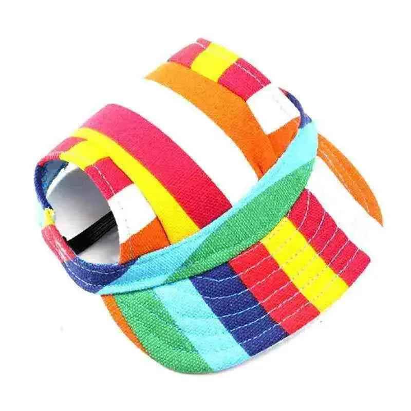 Summer Pet Dog Hat Cap Outdoor Dog Baseball Cap Canvas Small Dog Sunscreen Accessories - Mundo Animalito