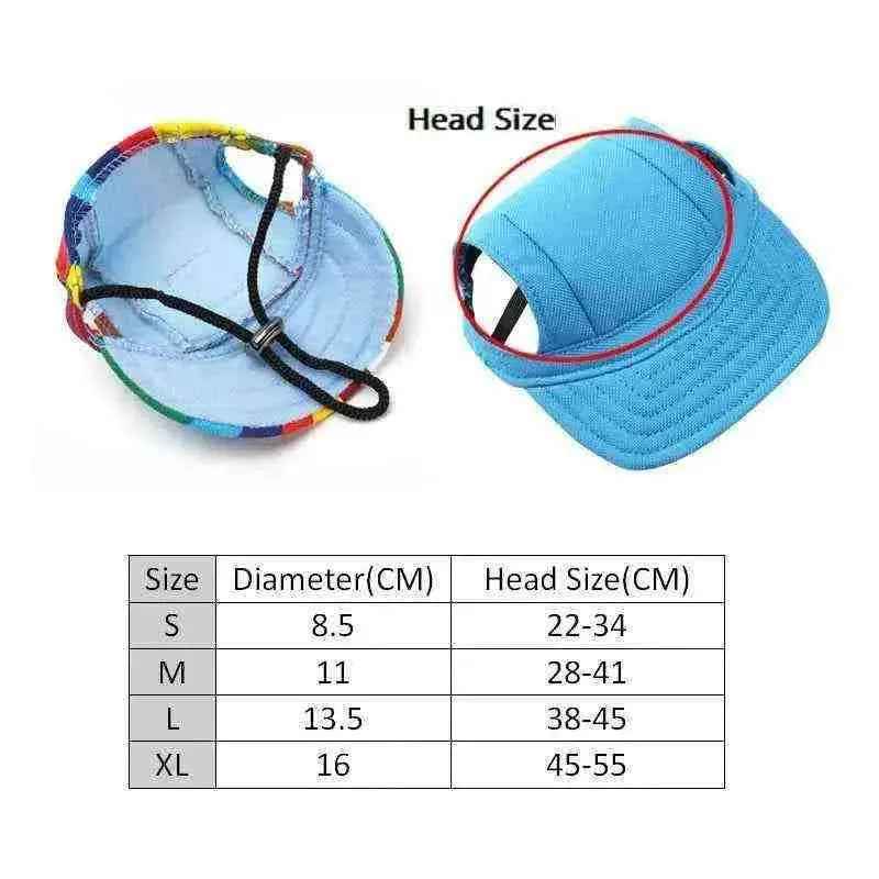 Summer Pet Dog Hat Cap Outdoor Dog Baseball Cap Canvas Small Dog Sunscreen Accessories - Mundo Animalito