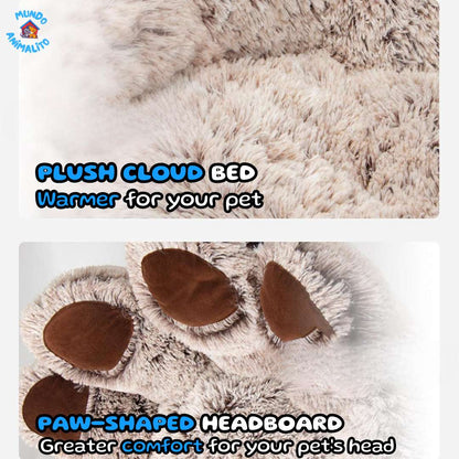 Cloud Bed with Four Legs Without Zipper on Seat, Washable for Pets