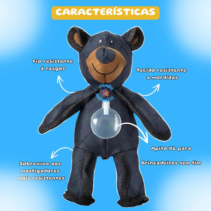 Urso De Pelúcia com Apito Para Cães
