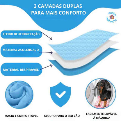 Pet Cold Mat for Dogs and Cats - Refreshing and Comfortable