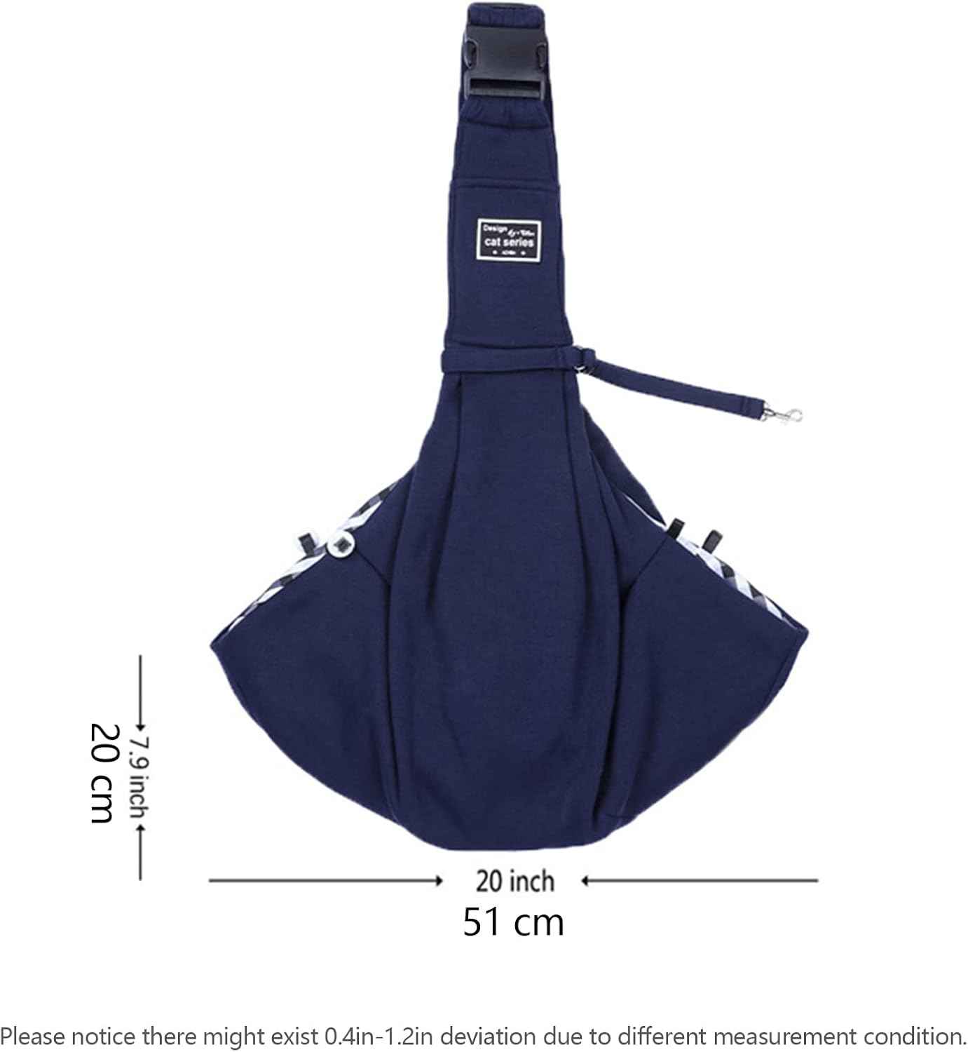 Bolsa Sling de Transporte para Cachorros Até 6,5kg