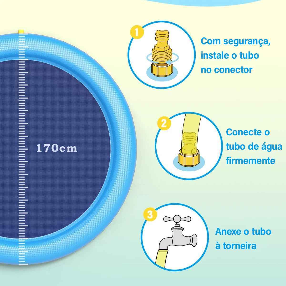 Pool for Small, Medium and Large Dogs with Fountain