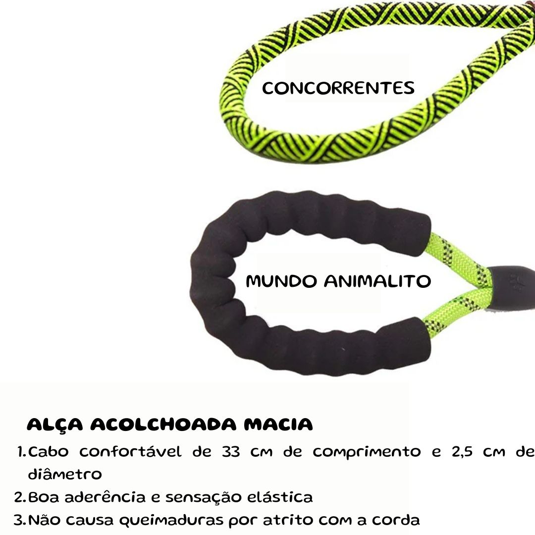 Guia Retrátil Ajustável para Cães 0,5m a 1,5m