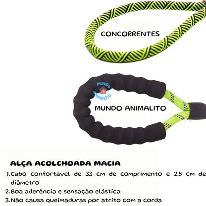 Guia Refletiva Ajustável para Cães com (0,5 m a 1,5 m)