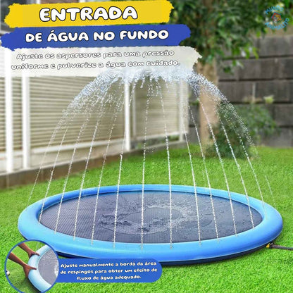 Piscina Pet Chafariz, Portátil, Dobrável e Antiderrapante