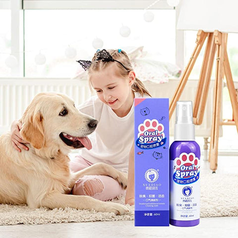 Spray Anti Tártaro E Mau Hálito Para Pets | Mundo Animalito