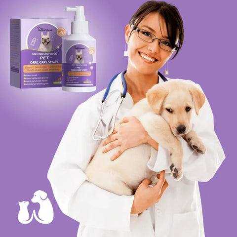 Spray de Limpeza Bucal para Pets - Remoção de Bactérias