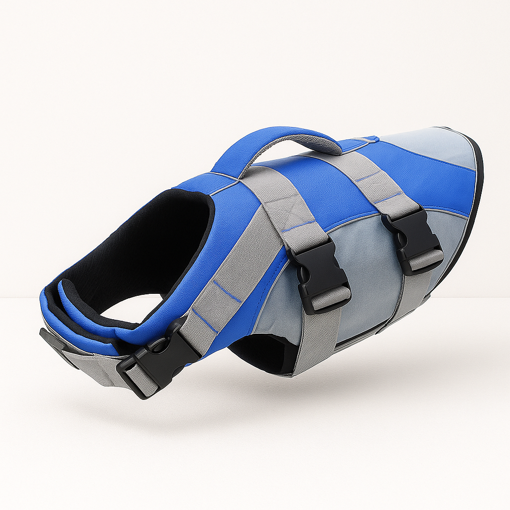 Colete Salva-Vidas Ajustável para Cachorros Até 25Kg