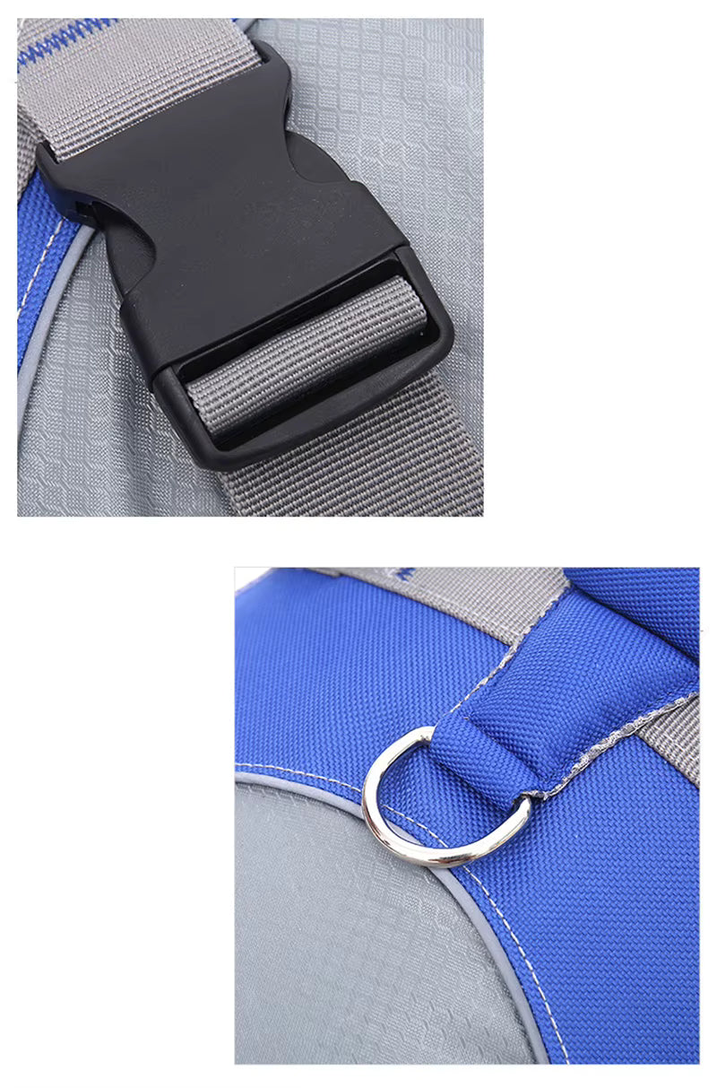 Colete Salva-Vidas Ajustável para Cachorros Até 25Kg