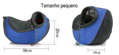 Bolsa de Ombro para Transportar Cachorros e Gatos