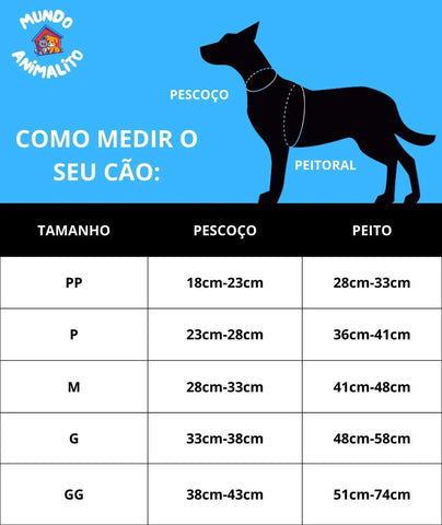 Coleira Peitoral para Cachorros - True Love