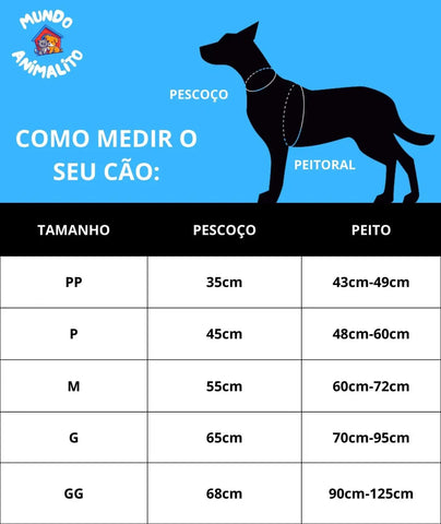 Peitoral para Cachorros Anti Puxão e Ajustável - True Love