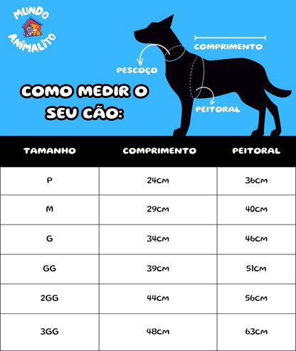 Jaqueta Refletiva e Impermeável para Cachorros - The Dog Face