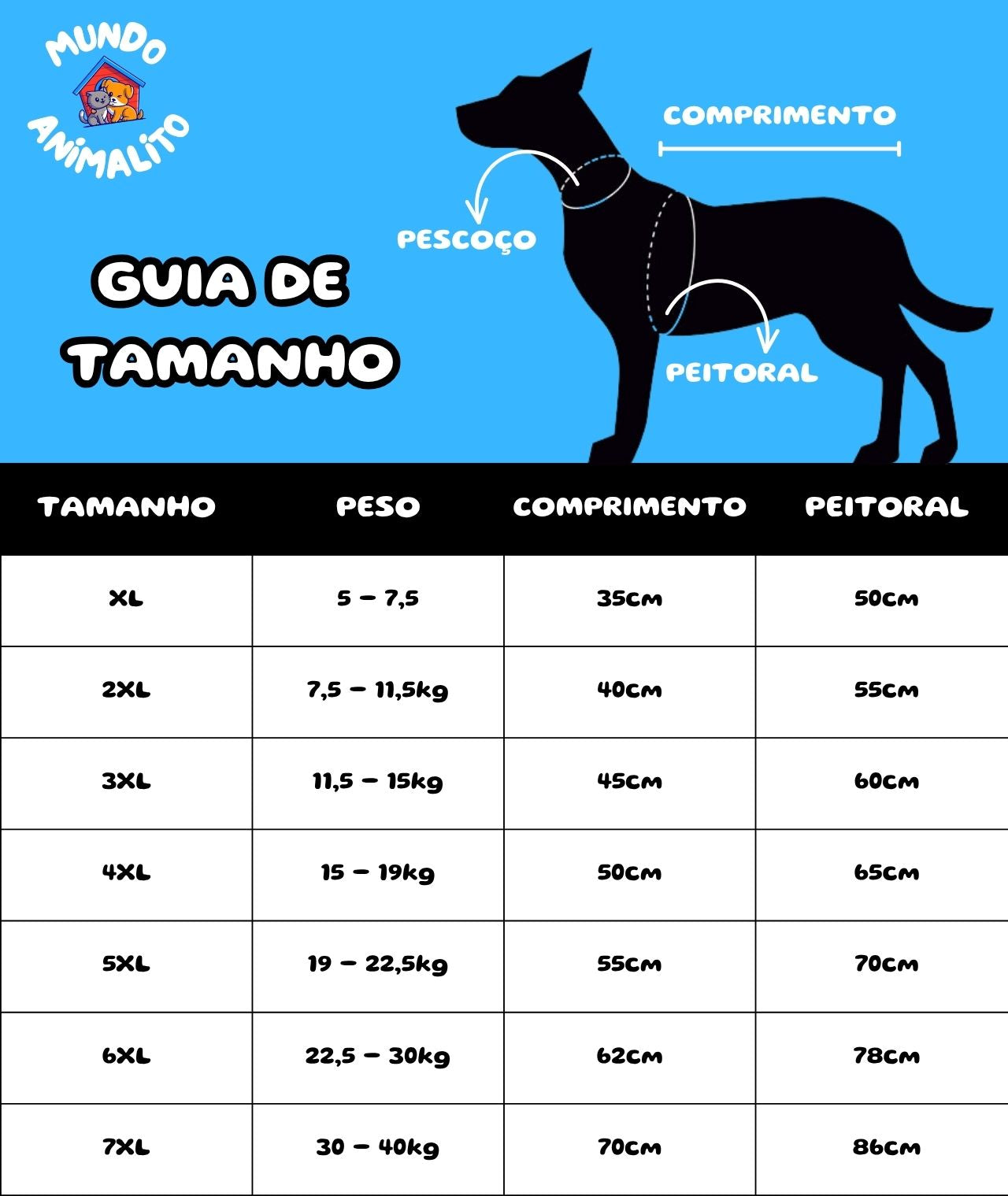 Capa de Chuva para Cachorro Ajustável, Reflexiva com Gola Alta
