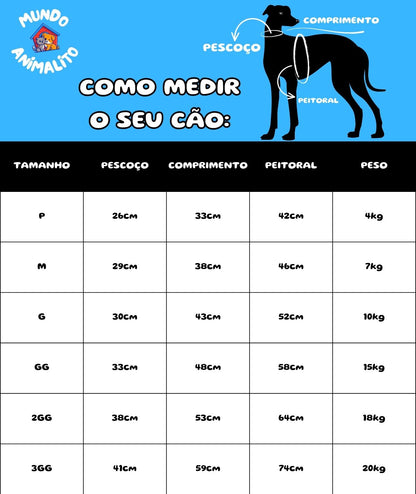 Suéter Gola Alta Listrado 100% Algodão para Whippets e Galgos Italianos