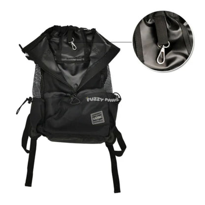 Mochila Canguru Ajustável e Respirável para Cachorros Até 30kg