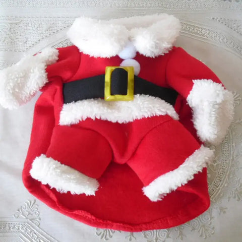 Roupa de Natal para Cachorro - Papai Noel