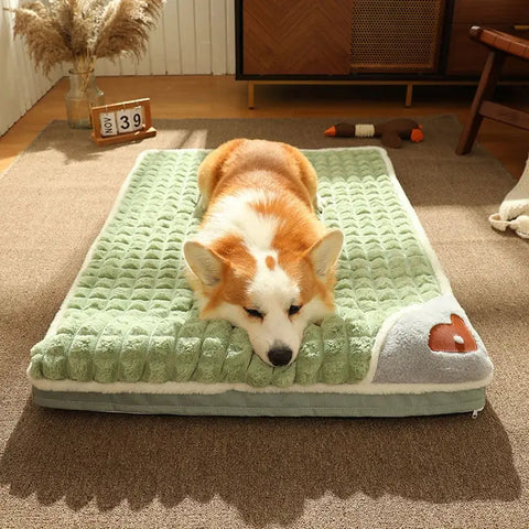 Cama Pet Grande Com Zíper Confortável para Cachorros | Mundo Animalito