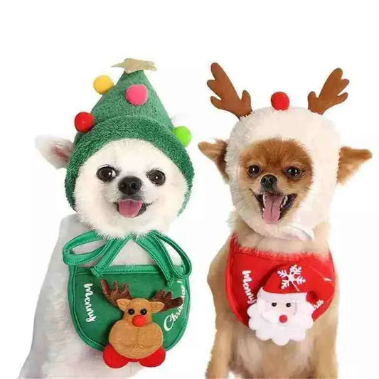 Babador &/ou Gorro Fofo de Natal - Mundo Animalito