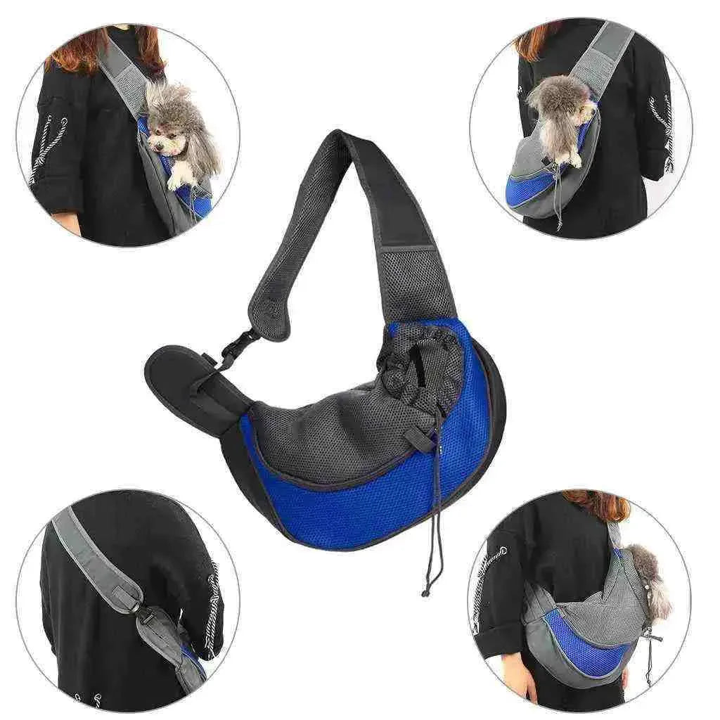 Bolsa de Ombro para Transportar Cachorros e Gatos - Mundo Animalito