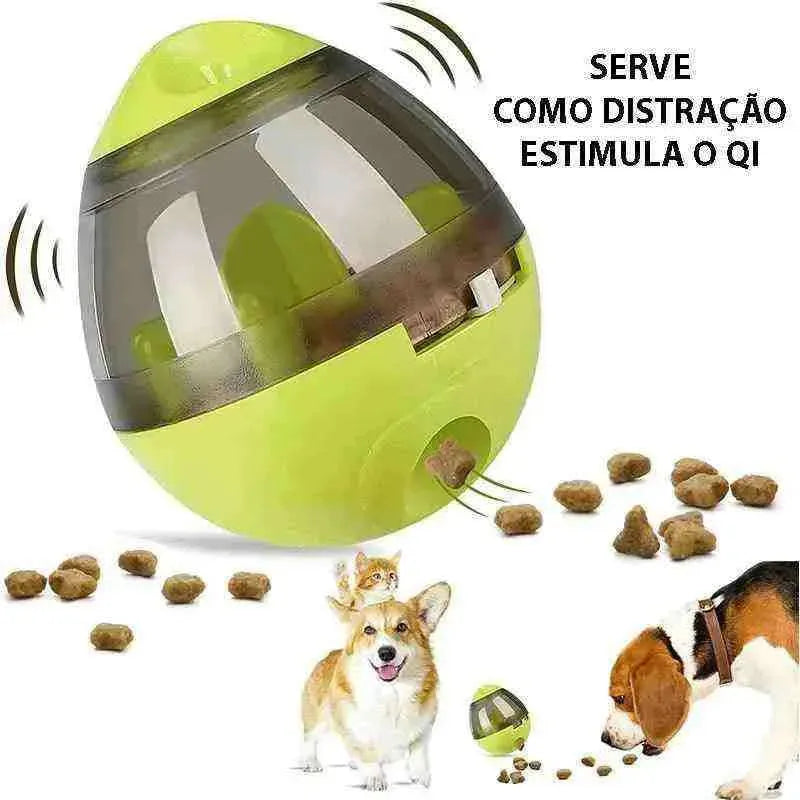 Brinquedo Interativo Ovo Com Petisco Para Cães - Mundo Animalito