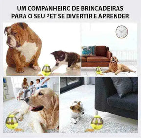 Brinquedo Interativo Ovo Com Petisco Para Cães - Mundo Animalito