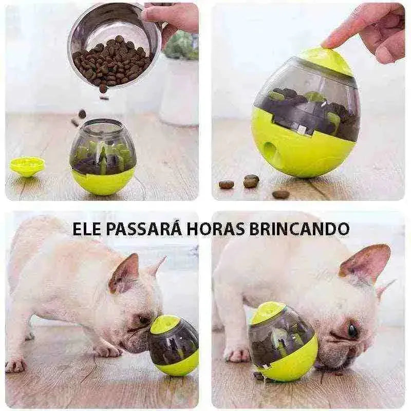 Brinquedo Interativo Ovo Com Petisco Para Cães - Mundo Animalito