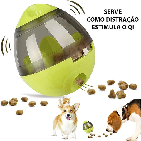 Brinquedo Interativo Ovo Com Petisco Para Cães