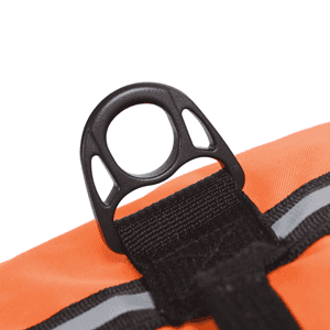 Colete Salva Vidas para Cachorros de Poliéster e Ajustável