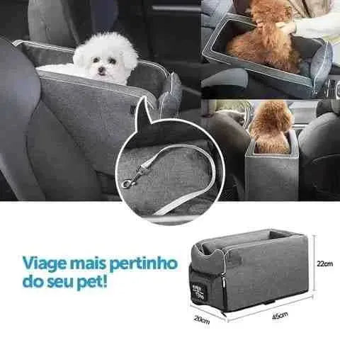 Cadeirinha de Segurança 100% Algodão para Cachorros de Pequeno Porte - Mundo Animalito