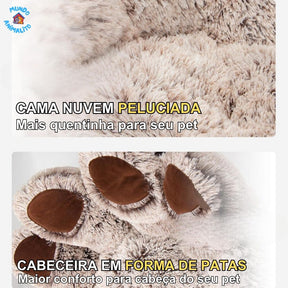 Cama Nuvem com Quatro Patas Sem Zíper no Assento, Lavável para Pets - Mundo Animalito