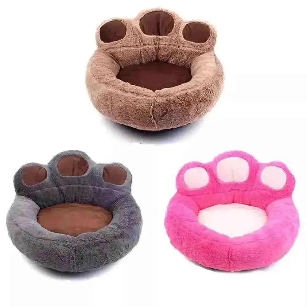 Cama para Cachorros e Gatos Peluciada, Lavável com Zíper 3 Patas - Mundo Animalito