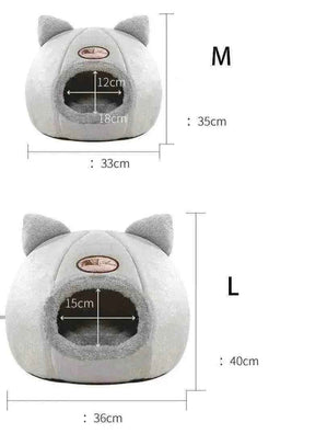 Cama para Gatos - Toca Aconchegante de Algodão - Mundo Animalito