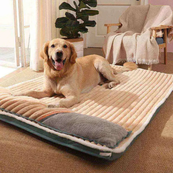 Cama para Pets Lavável Com Zíper e Travesseiro Removível - Mundo Animalito