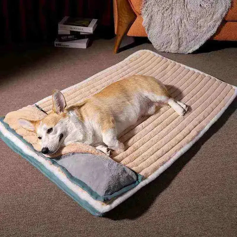 Cama para Pets Lavável Com Zíper e Travesseiro Removível - Mundo Animalito