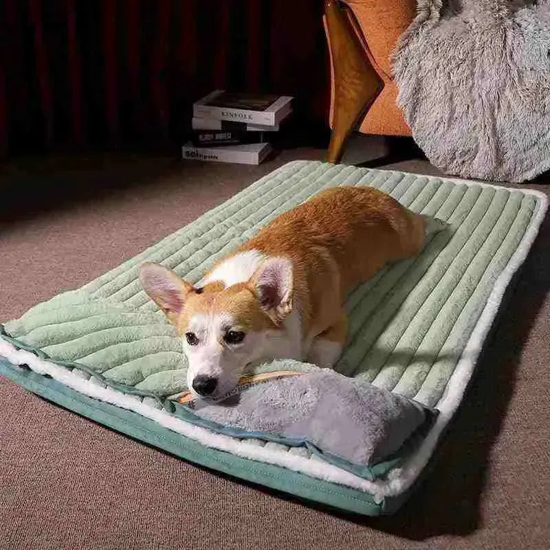 Cama para Pets Lavável Com Zíper e Travesseiro Removível - Mundo Animalito